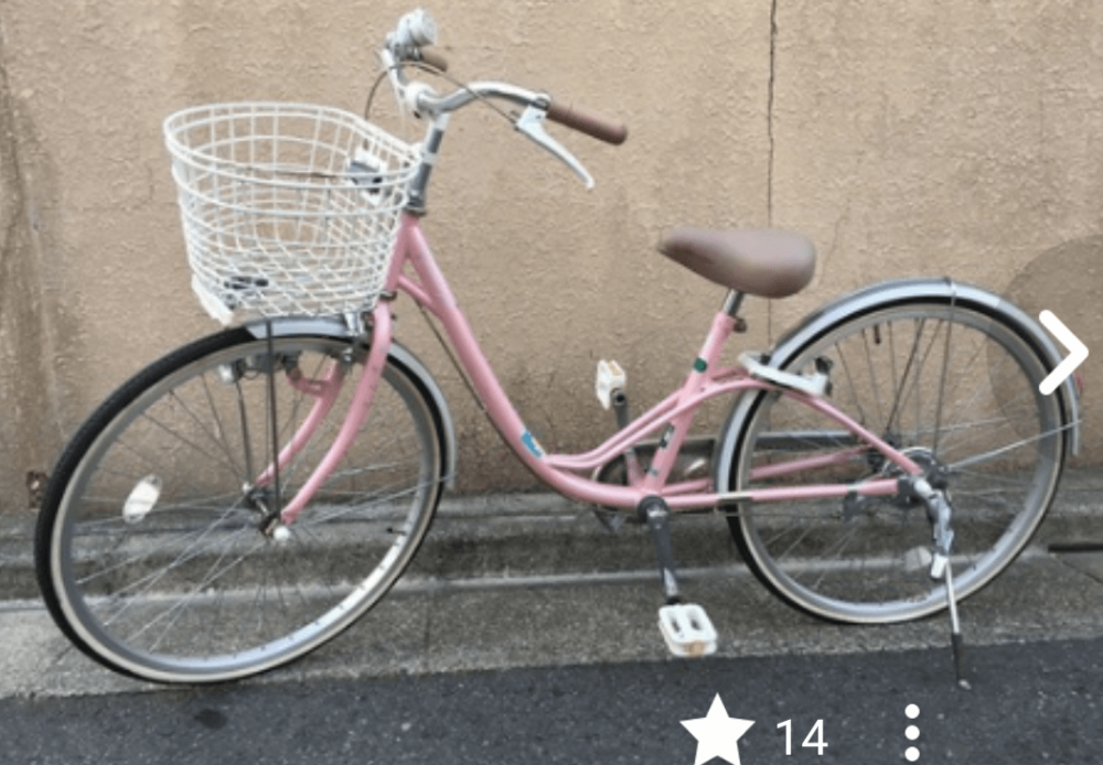 ジモティーに投稿されている子供用自転車の写真です